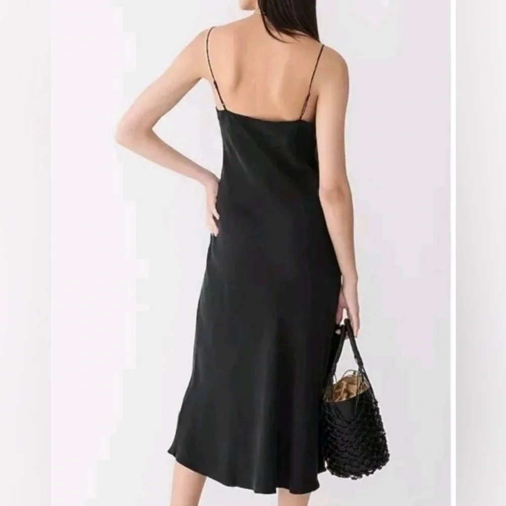 J. Crew Gwyneth Cupro-blend Slip Dress - Picture 2 of 5